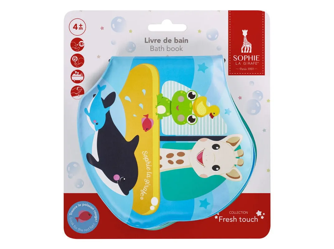 Livro banho Sophie LA Girafe