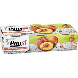 Pêssego Metades em Calda 3 X 205g PorSi