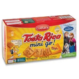 Bolachas tosta rica, mini go