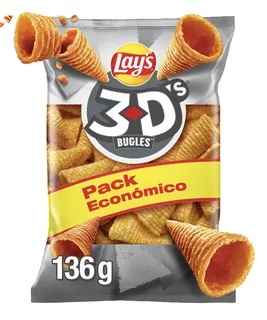 Snacks Milho 3D's Cones Lay's