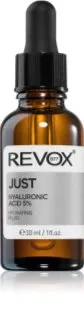 Revox B77 JUST Hyaluronic Acid 5% fluido hidratante para rosto e pescoço 30 ml