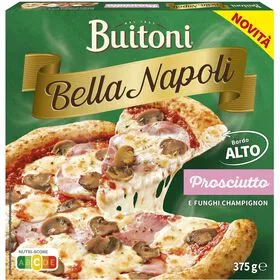 Pizza Fiambre e Cogumelos Buitoni Bella Napoli