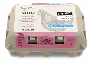 Ovos de Solo Classe XL Pingo Doce