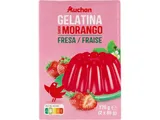 Gelatina Auchan morango 170 g