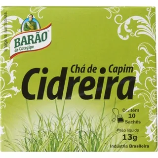 Chá de Cidreira embalagem 13 g - Barão