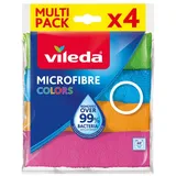 Pano microfibras colors, 4 unidades