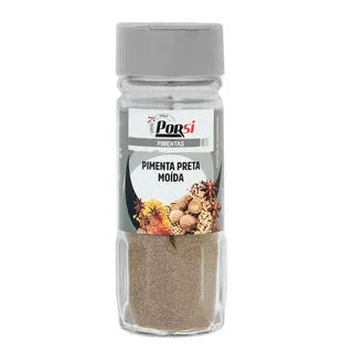 Pimenta Preta Moída Frasco 50g PorSi
