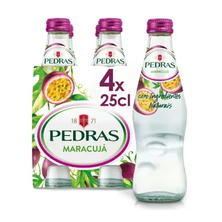 Água com Gás Maracujá Pack 4 Pedras Salgadas
