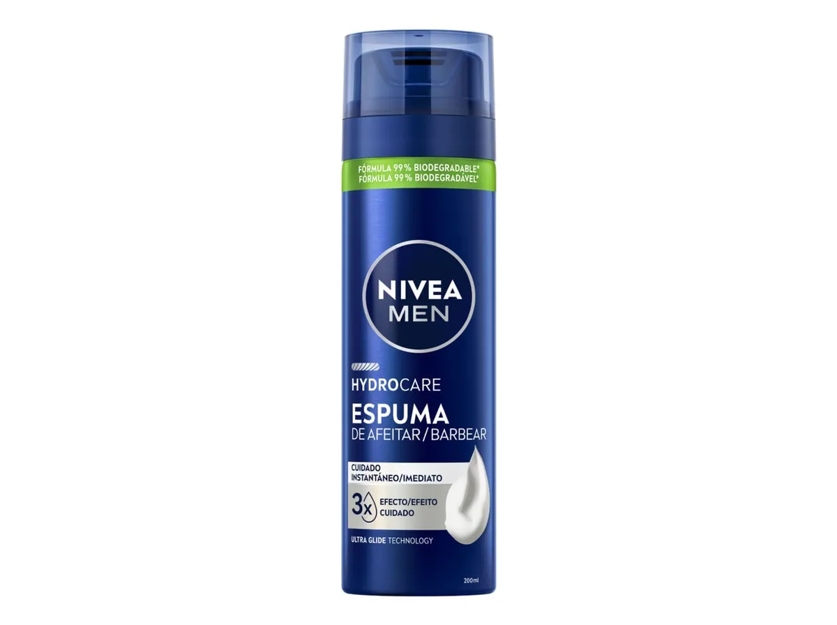 Espuma de barbear hydro care Nivea MEN 200 ml