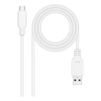 Cabo Nanocable USB 3.1 - USB-C 1m Branco