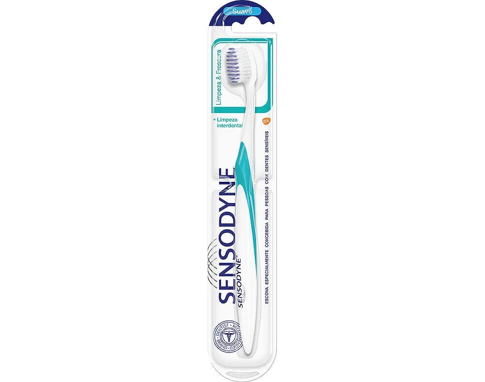 Escova de dentes limpeza e frescura suave Sensodyne 1un