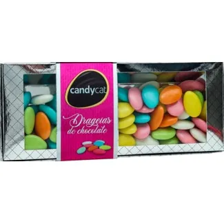 Drageias de Chocolate embalagem 180 g - Candycat