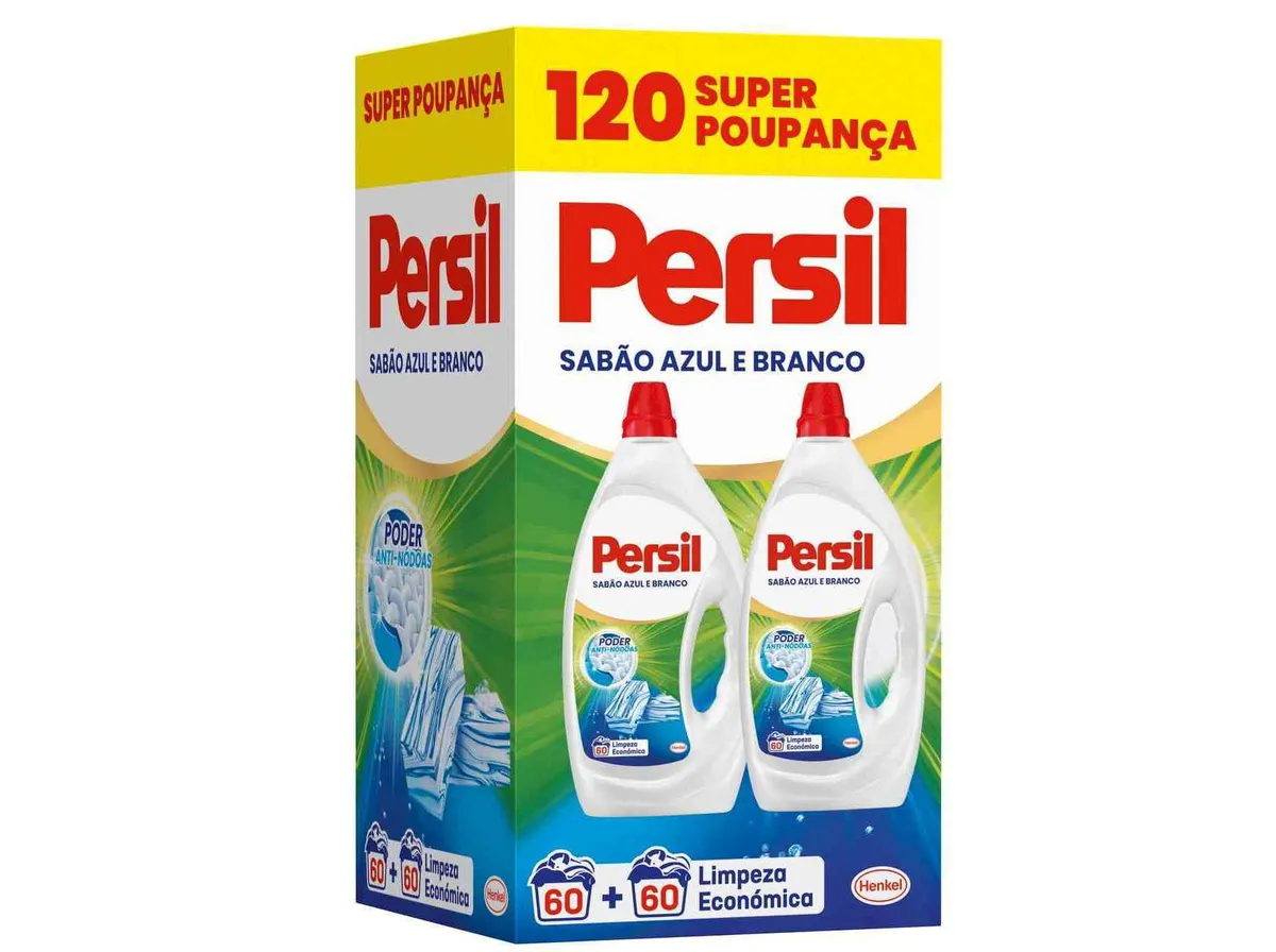 Det. roupa máq. Persil pack sabao gel 120d