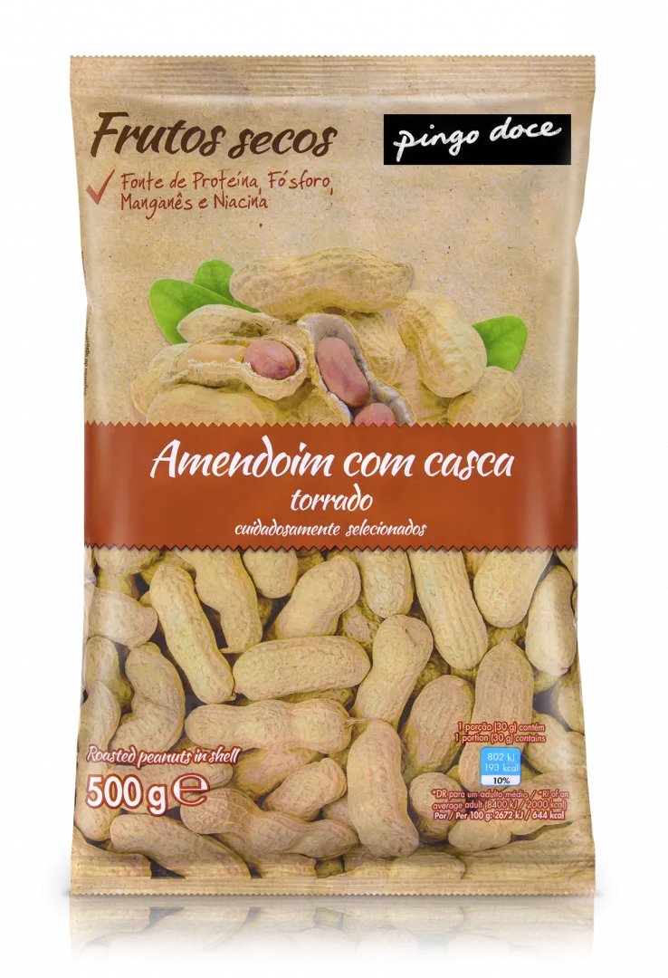 Amendoim Torrado com Casca