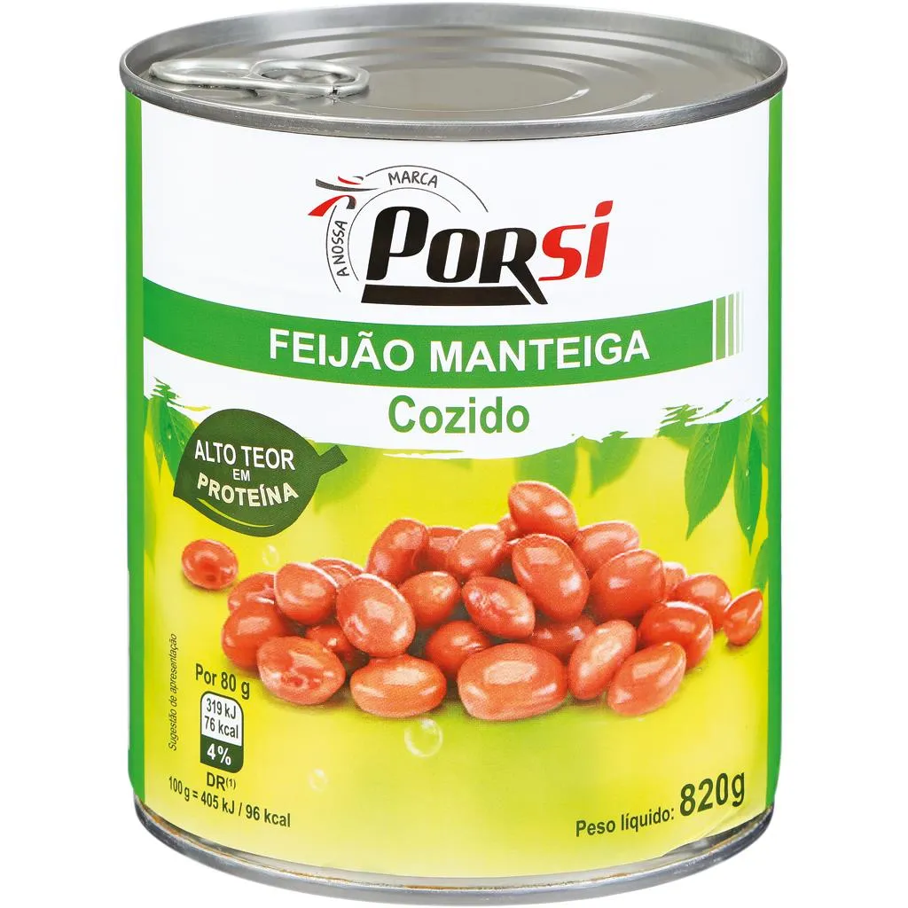 Feijao Manteiga Cozido 820g