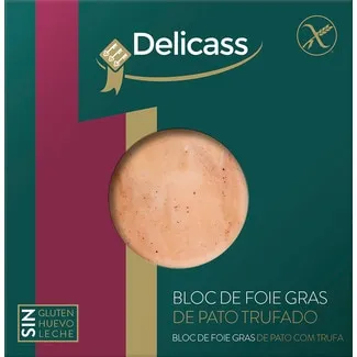 Bloco de Foie Gras de Pato com Trufa embalagem 40 g - Delicass
