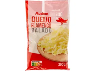 Queijo flamengo Auchan ralado 200 g