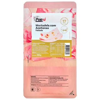 Mortadela com Azeitonas Fatiada 200g PorSi