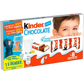 Chocolate, embalagem de 100g Kinder