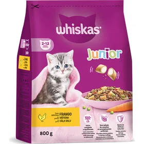 Ração para Gato Júnior Frango Whiskas