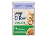 Comida húmida para gato CAT CHOW esterilizado com borrego 85 g