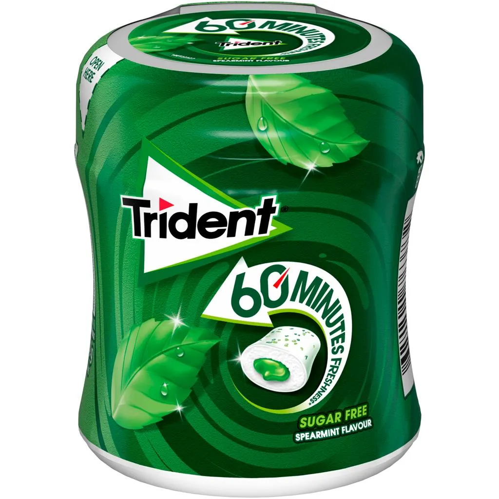 Pastilhas Elásticas Spearmint, 68g