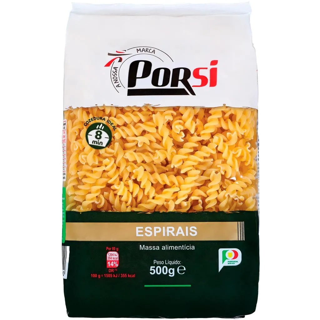 Massa Espirais 500g