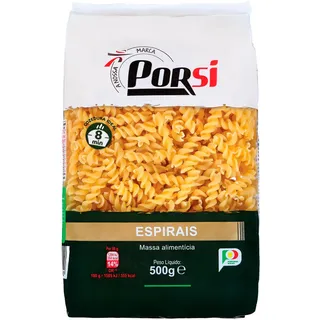 Massa Espirais 500g PorSi