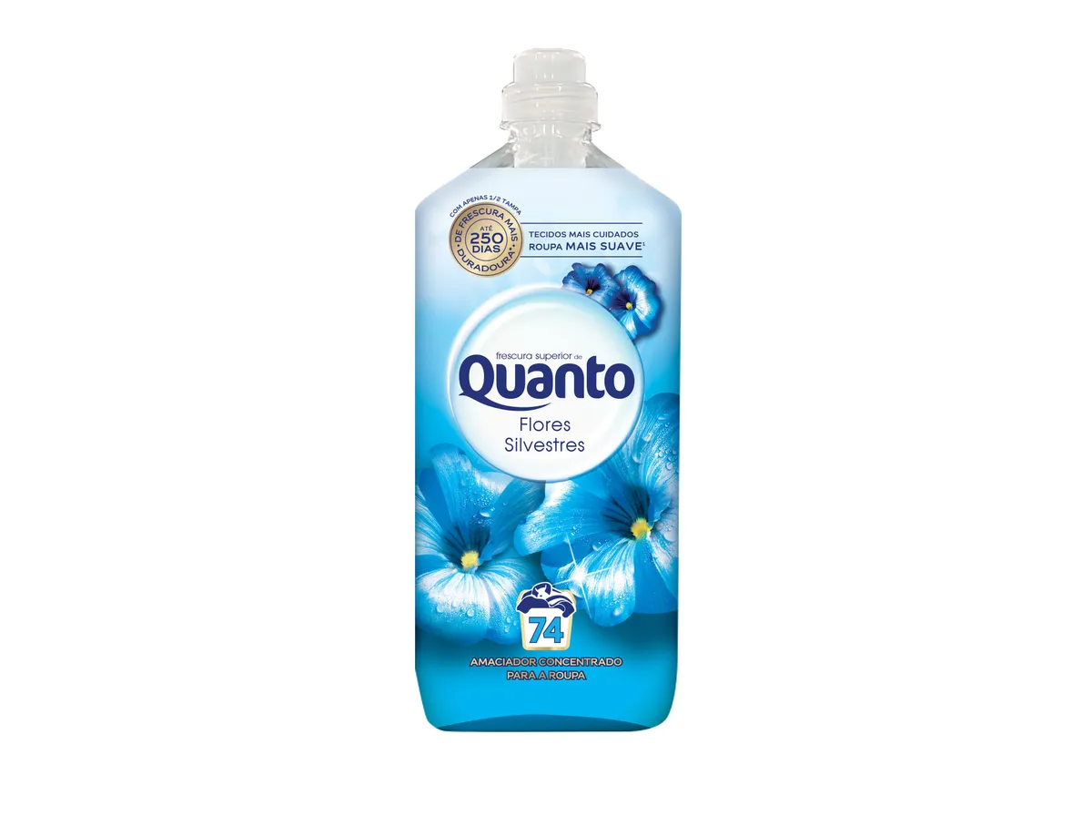 Amaciador concentrado Quanto flores silvestres 74 doses