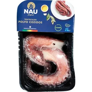 Tentáculos de Polvo Cozido embalagem 227 g - Nau