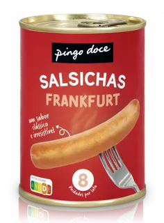 Salsichas Frankfurt Lata Pingo Doce