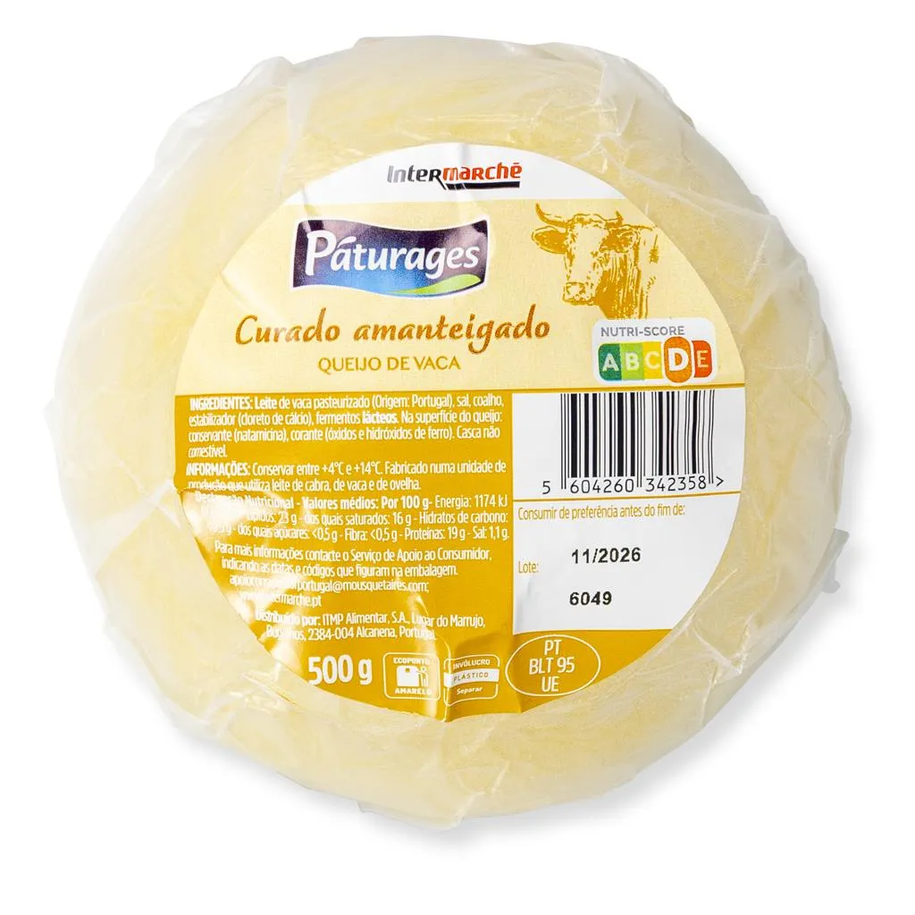 Queijo Vaca Curado Amanteigado 500g