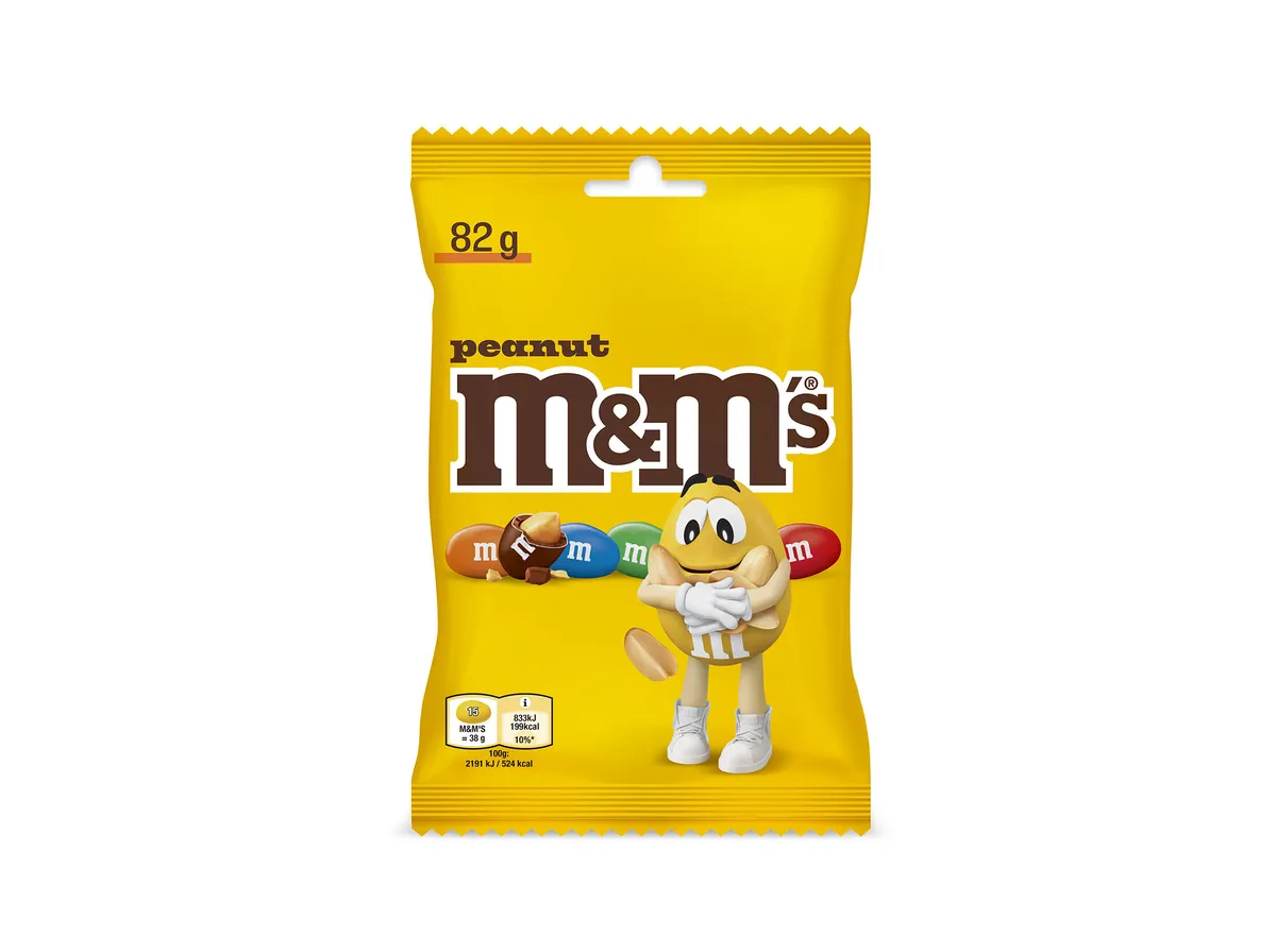 Drageias chocolate M&m's peanut bag 82 g