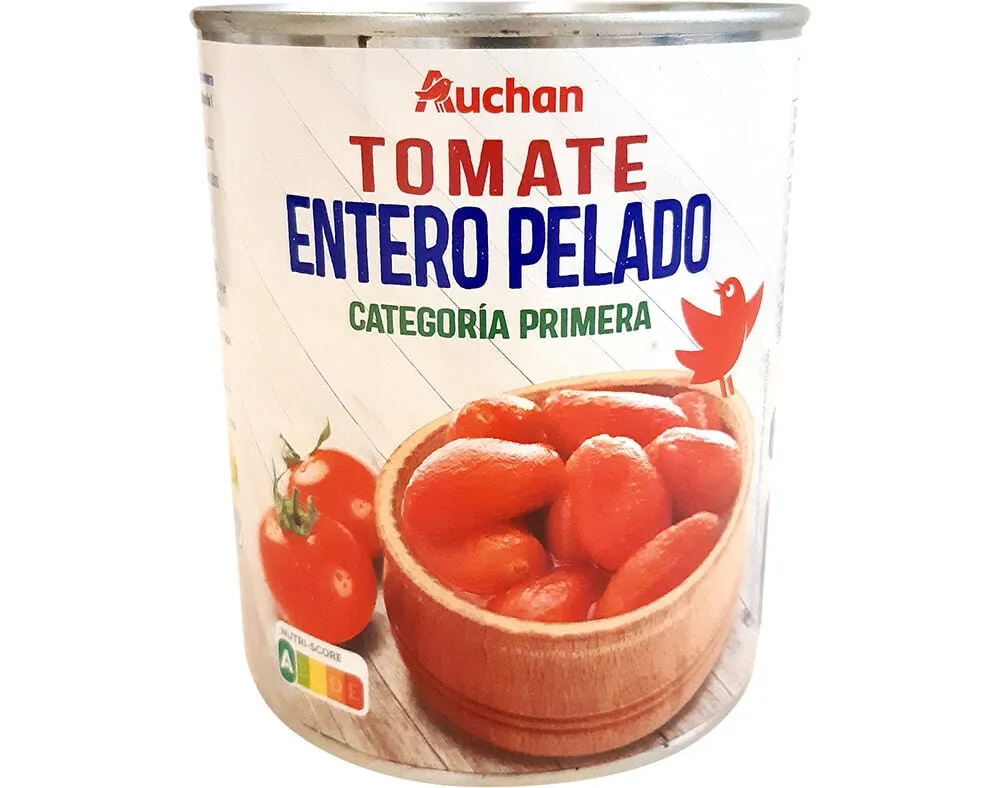 Tomate Auchan inteiro pelado 765 (476) g