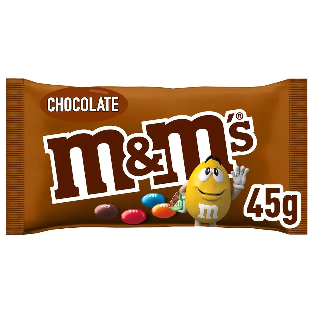 Chocolate com amendoim, embalagem de 45g