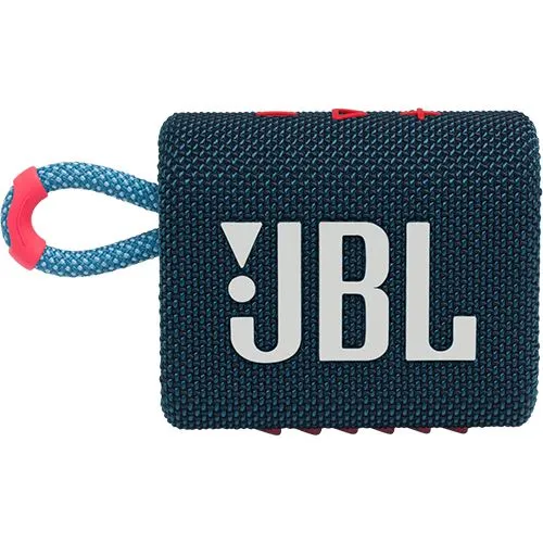 Coluna Portátil Bluetooth JBL GO 3 - Azul | Coral