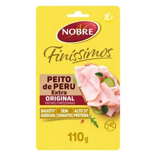 Fiambre Peito de Peru Extra Fatias Finas Nobre