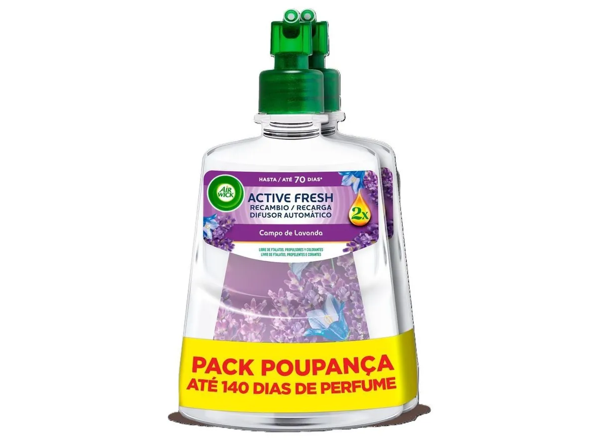 Ambientador portátil Airwick campo de lavanda rec 2un