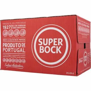 Cerveja Super Bock Cerveja Pack Económico 24x33cl