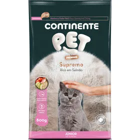 Ração para Gato Júnior Salmão Continente Pet Premium