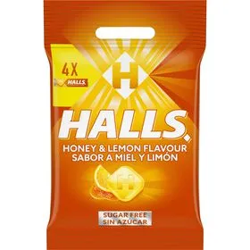 Rebuçados de Mel e Limão Halls