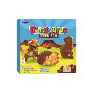 Bolachas com Cereais e Chocolate de Leite Dinosaurus Pack 6 Artiach
