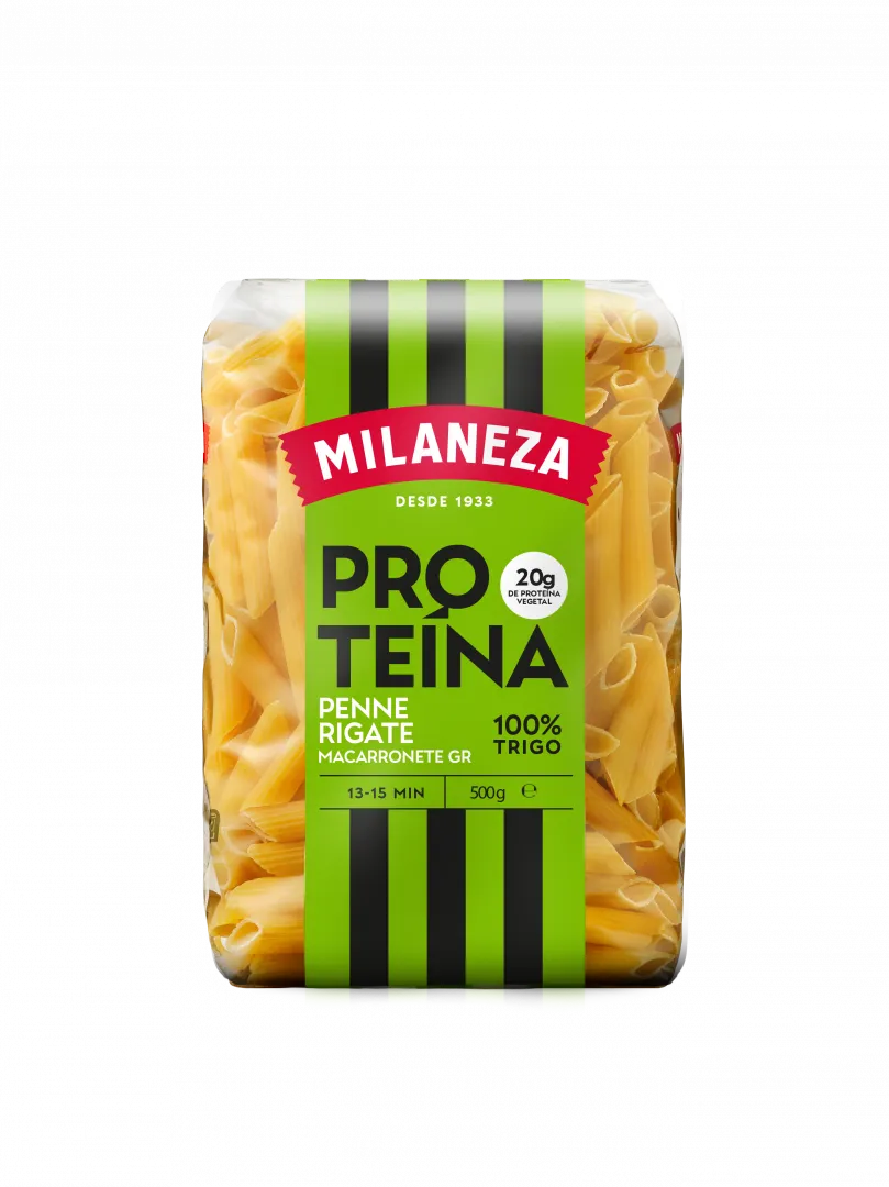 Massa Penne com Proteína