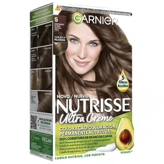 Coloração Nutrisse Castanho Claro 5 Nutrisse Garnier
