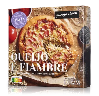 Pizza com Queijo e Fiambre Pingo Doce