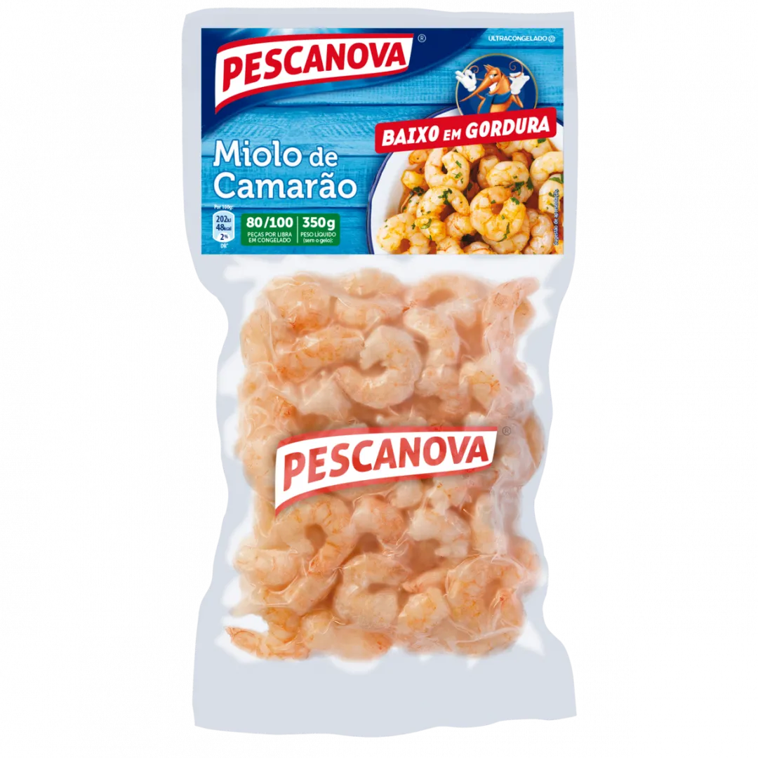 Miolo de Camarão 80/100 Congelado