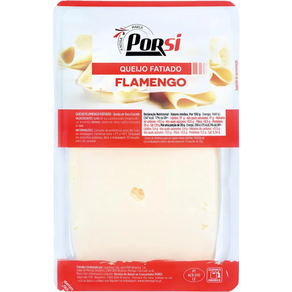 Queijo Flamengo Fatiado 200g
