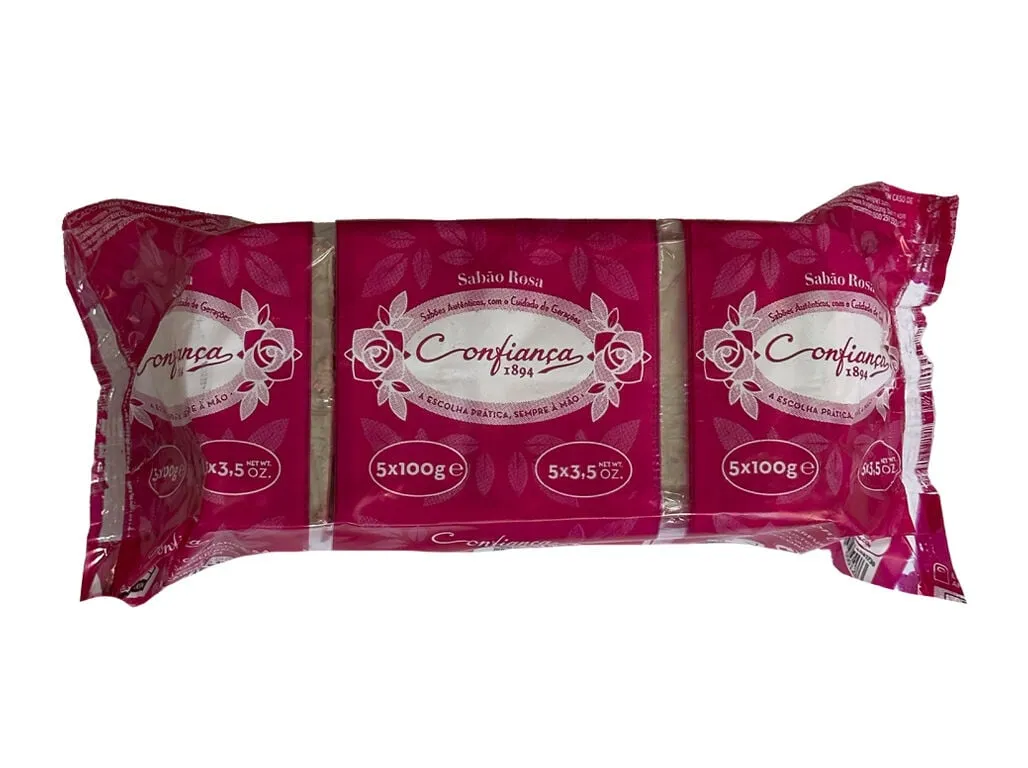 Sabão Confiança offenbach rosa 5 x 100 g