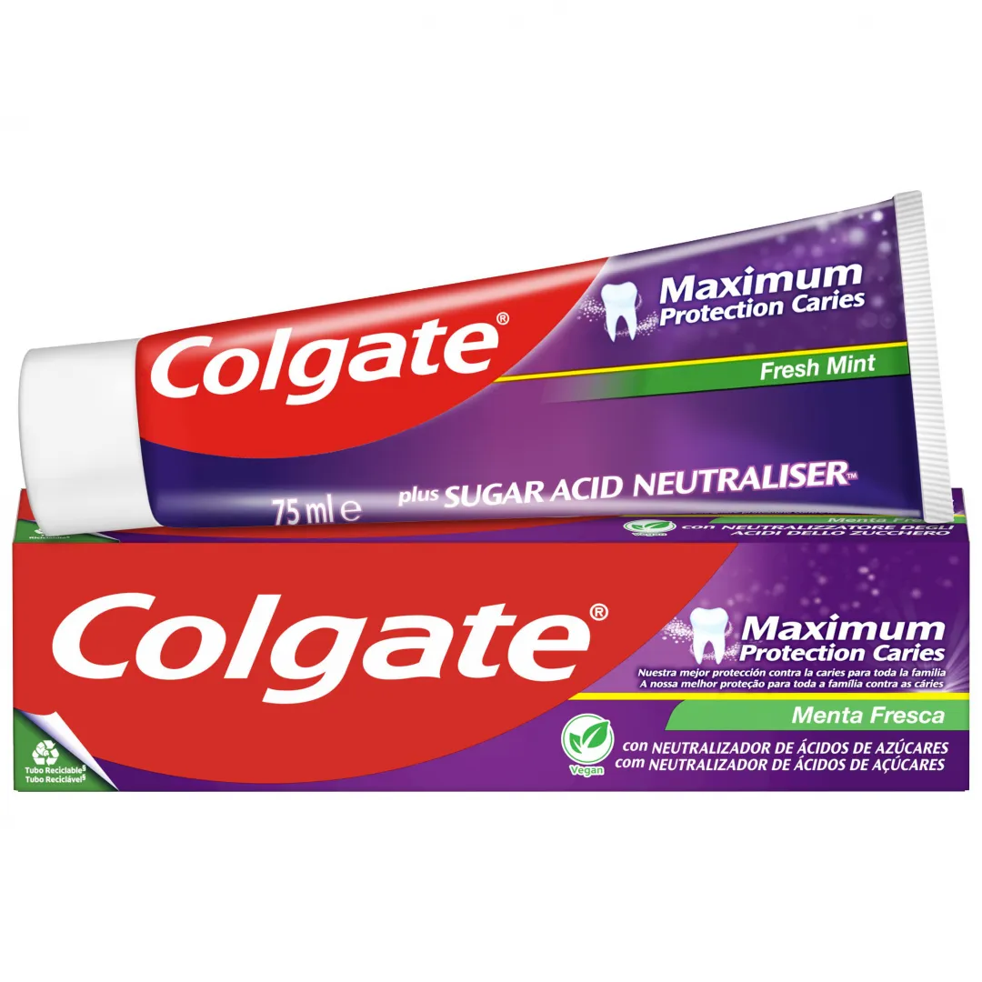 Pasta de Dentes Maximum Protection Cáries Menta Fresca