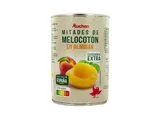 Pêssego Auchan metades em calda 420 (240)g
